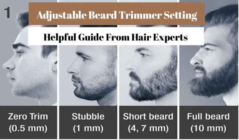 Adjustable Beard Trimmer Settings