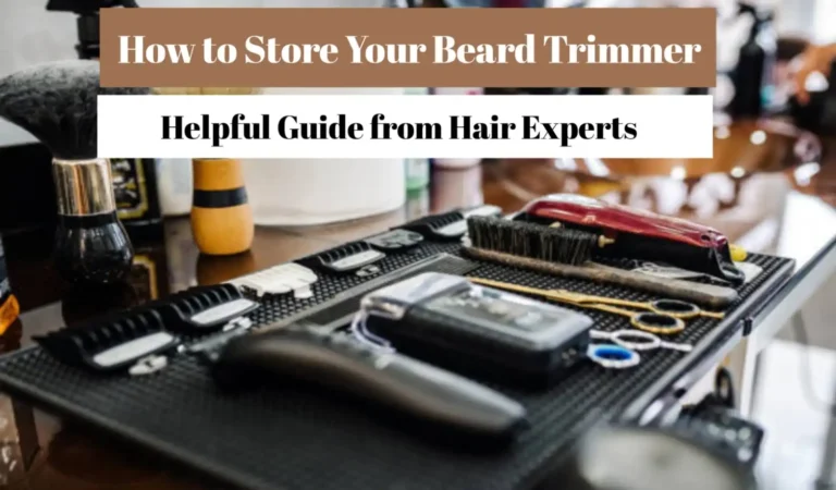 How to Store Beard Trimmer Properly